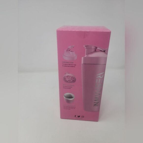 Stainless Steel Shaker - Dual-Insulated, 20oz Shaker Cup with Built-In Grate - Picture 6 of 16